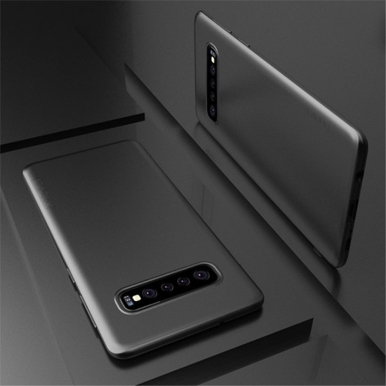 X-Level Guardian Series Frosted TPU Case priekš Samsung Galaxy S10 G973 - Melns - matēts silikona apvalks (bampers, vāciņš, slim silicone cover shell, bumper)