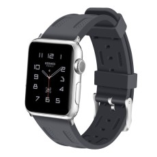Soft Silicon Adjustable Watch Band priekš Apple Watch 42 / 44 / 45 / 46mm / Ultra 49 mm - Pelēks - silikona siksniņas (jostas) priekš pulksteņiem