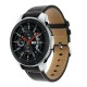 22mm Genuine Leather Watch Strap - Чёрный - ремешок для часов из натуральной кожи