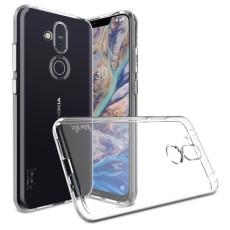 IMAK UX-5 Series Soft TPU Mobile Phone Case for Nokia 8.1 (2018) - silikona apvalks (bampers, vāciņš, slim TPU silicone case cover, bumper)