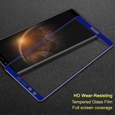 IMAK HD Full Coverage Tempered Glass Screen Protector priekš Huawei Honor 9 Lite - Zils - Ekrāna Aizsargstikls / Bruņota Stikla Aizsargplēve (Full screen size curved)