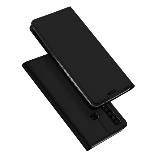 Dux Ducis Skin Pro series priekš Samsung Galaxy A9 (2018) A920 - Melns - sāniski atverams maciņš ar magnētu un stendu (ādas maks, grāmatiņa, leather book wallet case cover stand)