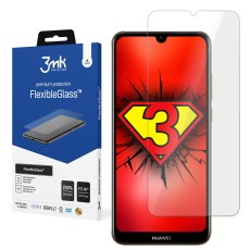 3MK FlexibleGlass Hybrid Tempered Glass / Film protector priekš Huawei Y6 / Y6 Prime (2019) / Honor 8A - hibrīds ekrāna aizsargstikls / aizsargplēve