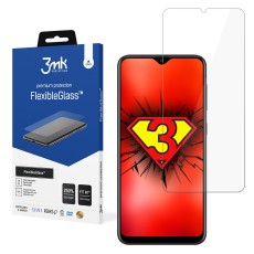3MK FlexibleGlass Hybrid Tempered Glass / Film protector priekš Samsung Galaxy A70 A705 / A20s A207 - hibrīds ekrāna aizsargstikls / aizsargplēve