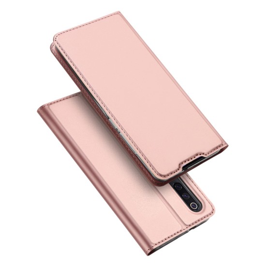 Dux Ducis Skin Pro series priekš Xiaomi Mi 9 - Rozā Zelts - sāniski atverams maciņš ar magnētu un stendu (ādas maks, grāmatiņa, leather book wallet case cover stand)