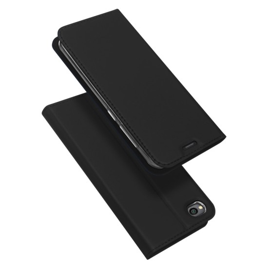 Dux Ducis Skin Pro series priekš Xiaomi Redmi Go - Melns - sāniski atverams maciņš ar magnētu un stendu (ādas maks, grāmatiņa, leather book wallet case cover stand)