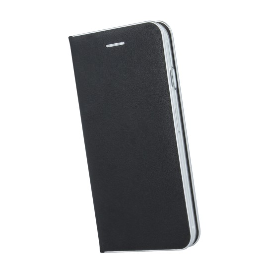 Smart Venus Book Case priekš Sony Xperia L3 I4312 - Melns - sāniski atverams maciņš ar stendu (ādas maks, grāmatiņa, leather book wallet case cover stand)
