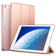 ESR Yippee series priekš Apple iPad Air 3 10.5 (2019) - Rozā Zelts - sāniski atverams maciņš ar magnētu un stendu