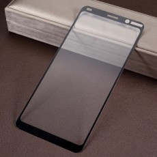 9D Tempered Glass Full Screen Protection Film Anti-explosion priekš Nokia 9 PureView - Melns - Ekrāna Aizsargstikls / Bruņota Stikla Aizsargplēve (Full screen size curved)