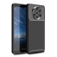 Carbon Fiber Texture Shockproof TPU Phone Cover priekš Nokia 9 PureView - Melns - Triecienizturīgs silikona aizmugures apvalks (bampers, vāciņš, slim TPU silicone case shell cover, bumper)