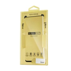 3D Edge Glue (ar noapaļotām malām) Tempered Glass screen protector priekš Sony Xperia 1 J9110 - Melns - Ekrāna Aizsargstikls / Bruņota Stikla Aizsargplēve