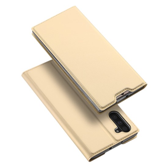 Dux Ducis Skin Pro series priekš Samsung Galaxy Note 10 N970 - Zelts - sāniski atverams maciņš ar stendu (ādas maks, grāmatiņa, leather book wallet case cover stand)