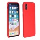 Forcell Silicone Case (Microfiber Soft Touch) priekš Apple iPhone 11 Pro - Sarkans - matēts silikona apvalks (bampers, vāciņš, slim TPU silicone cover shell, bumper)