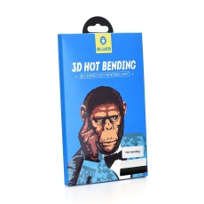 Mr. Monkey 3D Hot Bending Edge Glue (Fingerprint Friendly) Tempered Glass protector priekš Samsung Galaxy Note 10 N970 - Melns - Ekrāna Aizsargstikls / Bruņota Stikla Aizsargplēve (Full screen size curved)