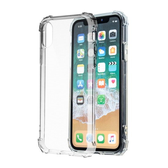 Forever Crystal Back Case priekš Apple iPhone 11 Pro - Caurspīdīgs - triecienizturīgs silikona aizmugures apvalks / bampers