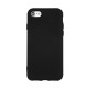 OEM Silicone Back Case (Microfiber Soft Touch) priekš Apple iPhone 6 Plus / 6S Plus - Melns - matēts silikona aizmugures apvalks