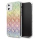 Guess 4G Peony series Back Case GUHCN61PEOML priekš Apple iPhone 11 - Daudzkrāsains - silikona-plastikāta  apvalks / maciņš