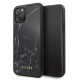Guess Marble series GUHCN65HYMABK priekš Apple iPhone 11 Pro Max - Melns - silikona aizmugures apvalks (bampers, vāciņš, slim TPU case cover, bumper)