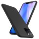 Twill Texture Silicone Mobile Phone Cover Shell priekš Apple iPhone 11 Pro Max - Melns - triecienizturīgs silikona aizmugures apvalks (bampers, vāciņš, slim TPU silicone case shell cover, bumper)