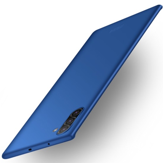 MOFI Shield Slim Plastic Phone Casing priekš Samsung Galaxy Note 10 N970 - Zils - matēts plastikas aizmugures apvalks (bampers, vāciņš, slim silicone cover shell, bumper)