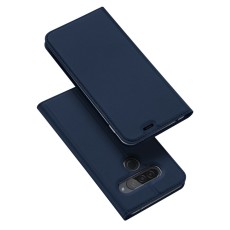 Dux Ducis Skin Pro series priekš LG G8s ThinQ G810 - Tumši Zils - sāniski atverams maciņš ar magnētu un stendu (ādas maks, grāmatiņa, leather book wallet case cover stand)