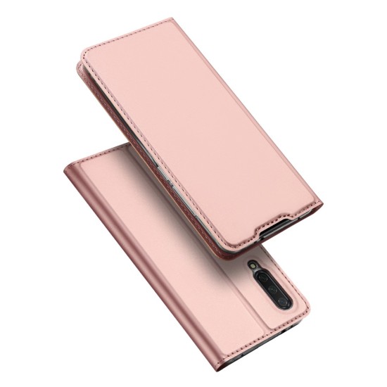 Dux Ducis Skin Pro series priekš Xiaomi Mi A3 - Rozā Zelts - sāniski atverams maciņš ar magnētu un stendu (ādas maks, grāmatiņa, leather book wallet case cover stand)