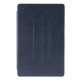 (prece ar defektu) Silk Texture Stand Leather Tablet Protective Case priekš Samsung Galaxy Tab S6 T860 / T865 - Tumši Zils - sāniski atverams maciņš ar stendu