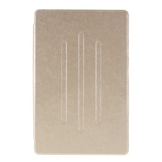 Silk Texture Stand Leather Tablet Protective Case priekš Samsung Galaxy Tab S6 T860 / T865 - Zelts - sāniski atverams maciņš ar stendu