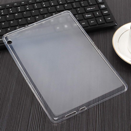 Crystal Clear TPU Protection Tablet Case Cover priekš Lenovo Tab M10 X605F - Caurspīdīgs - silikona aizmugures apvalks