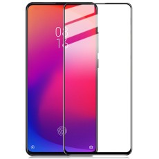 IMAK HD Full Coverage Tempered Glass Screen Protector priekš Xiaomi Mi 9T / Mi 9T Pro - Melns - Ekrāna Aizsargstikls / Bruņota Stikla Aizsargplēve (Full screen size curved)