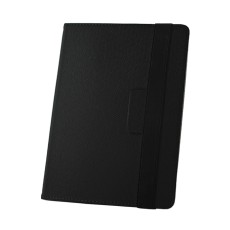 Universal Book Case Orbi Wrapper Stand Cover priekš 10-inch Tablet PC - Melns - Universāls sāniski atverams maks planšetdatoriem ar stendu (ādas grāmatiņa, leather book wallet case cover stand)