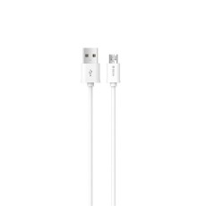 Devia 1M Kintone 2A USB to Micro USB cable (bez iepakojuma) - Balts - microUSB lādēšanas un datu kabelis / vads