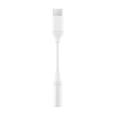Samsung EE-UC10JUW DAC Digital Headphone / Earphone Jack Adapter 3.5mm AUX to Type-C (austiņu adapteris) - Balts