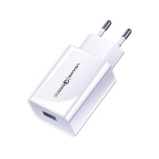 Usams T22 Wall Charger QC 3.0 USB 3A 5V / 9V / 12V 18W Tīkla Lādētājs Universāls - Balts
