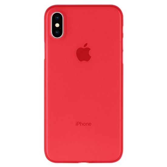 Mercury Goospery Ultra Skin PP Back Case priekš Apple iPhone 7 / 8 / SE2 (2020) / SE3 (2022) - Sarkans - matēts plastikas aizmugures apvalks / vāciņš