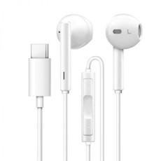 Huawei CM33 Stereo Earphones with Remote and Mic USB Type-C 55030088 - Baltas - Universālas stereo austiņas ar mikrofonu
