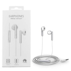 Huawei AM116 3.5mm oriģinālas stereo austiņas ar mikrofonu un pulti - Baltas