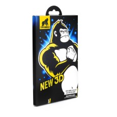 Type Gorilla 5D Full Glue Tempered Glass (Anti-Explode Nano) priekš Samsung Galaxy A20e A202 - Melns - Ekrāna Aizsargstikls / Bruņota Stikla Aizsargplēve