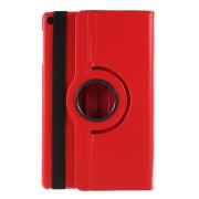 OEM 360 Rotary Litchi Skin Leather