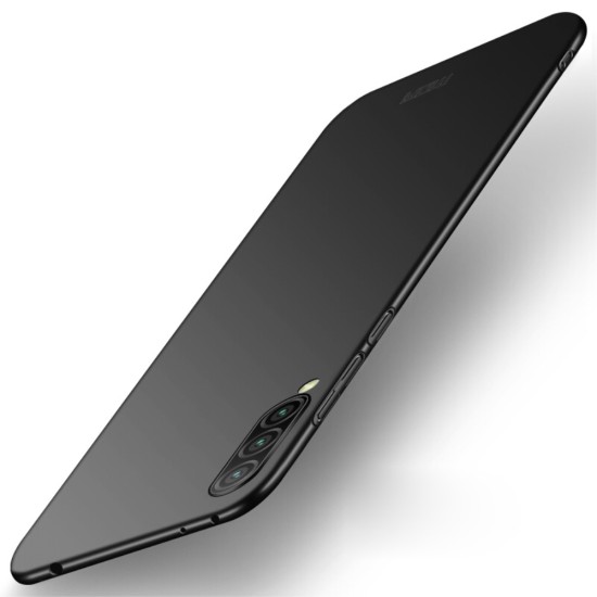 MOFI Shield Slim Plastic Phone Casing priekš Xiaomi Mi 9 Lite - Melns - matēts plastikas aizmugures apvalks (bampers, vāciņš, slim silicone cover shell, bumper)