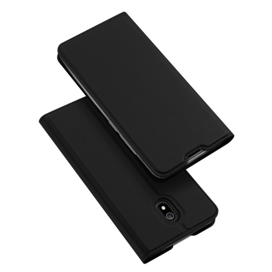 Dux Ducis Skin Pro series priekš Xiaomi Redmi 8A - Melns - sāniski atverams maciņš ar magnētu un stendu (ādas maks, grāmatiņa, leather book wallet case cover stand)