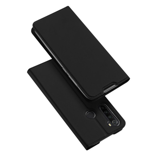 Dux Ducis Skin Pro series priekš Xiaomi Redmi Note 8T - Melns - sāniski atverams maciņš ar magnētu un stendu (ādas maks, grāmatiņa, leather book wallet case cover stand)