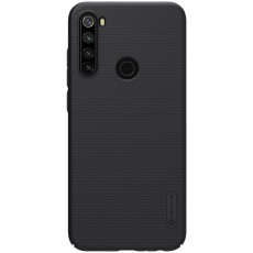 Nillkin Super Frosted Shield Matte PC Mobile Cover priekš Xiaomi Redmi Note 8T - Melns - plastikas aizmugures apvalks (bampers, vāciņš, PU back cover, bumper shell)