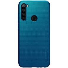 Nillkin Super Frosted Shield Matte PC Mobile Cover priekš Xiaomi Redmi Note 8T - Zils - plastikas aizmugures apvalks (bampers, vāciņš, PU back cover, bumper shell)