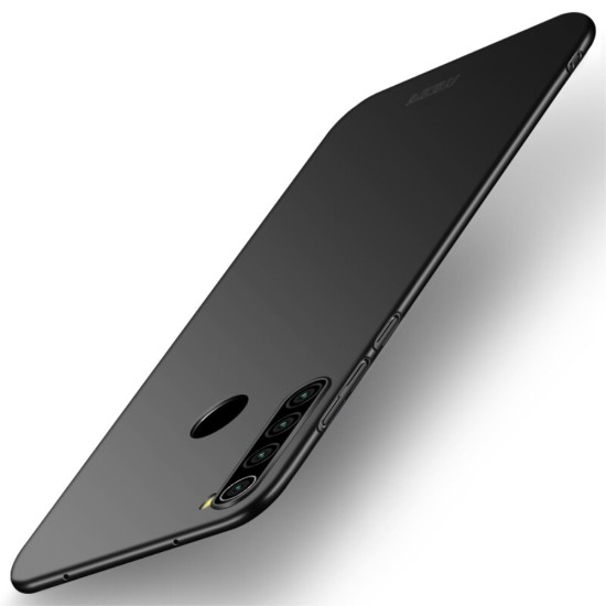 MOFI Shield Slim Plastic Phone Casing priekš Xiaomi Redmi Note 8T - Melns - matēts plastikas aizmugures apvalks (bampers, vāciņš, slim silicone cover shell, bumper)