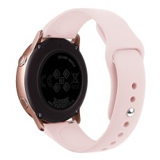 20mm Soft Silicone Watch Band Replacement - Rozā - silikona siksniņas (jostas) priekš pulksteņiem