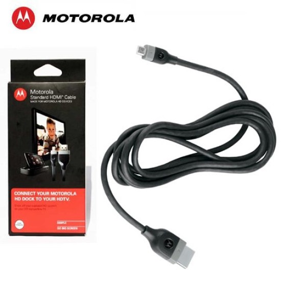 Motorola High Speed 1080p HDMI Cable - Melns - video adapteris vads / kabelis
