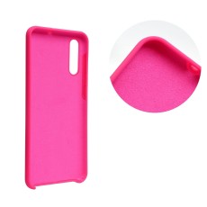 Forcell Silicone Case (Microfiber Soft Touch) priekš Samsung Galaxy A51 A515 - Sārts - matēts silikona apvalks (bampers, vāciņš, slim TPU silicone cover shell, bumper)