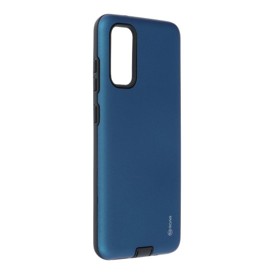 RoarKorea Rico Armor Back Case priekš Samsung Galaxy S20 Ultra 5G G988 - Zils - triecienizturīgs silikona aizmugures apvalks (bampers, vāciņš, slim TPU silicone case shell cover, bumper)