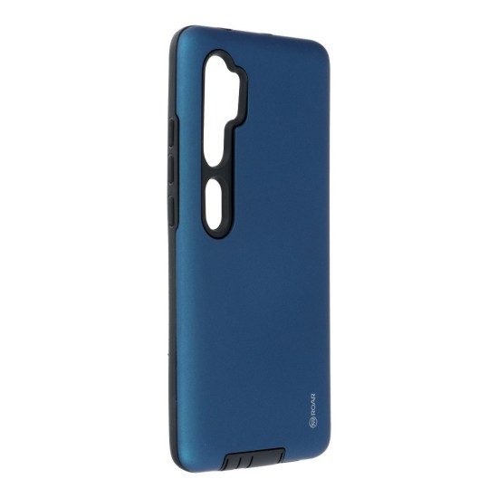 RoarKorea Rico Armor Back Case priekš Xiaomi Mi Note 10 / Note 10 Pro - Zils - triecienizturīgs silikona aizmugures apvalks (bampers, vāciņš, slim TPU silicone case shell cover, bumper)